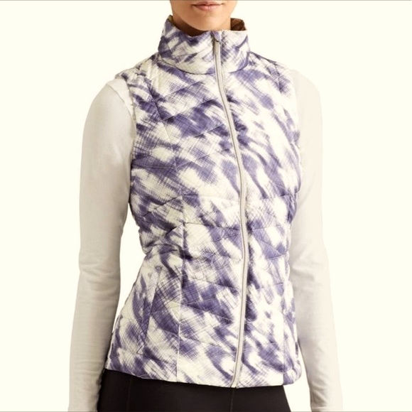 Athleta Jackets & Blazers - Athleta Blue & White Vest, Sz S